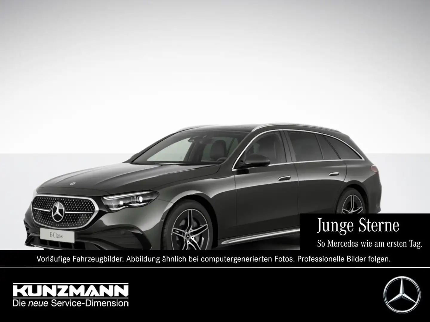 Mercedes-Benz E 220 d T AMG MBUX Navi Sitzklima Panorama 360° Grau - 1