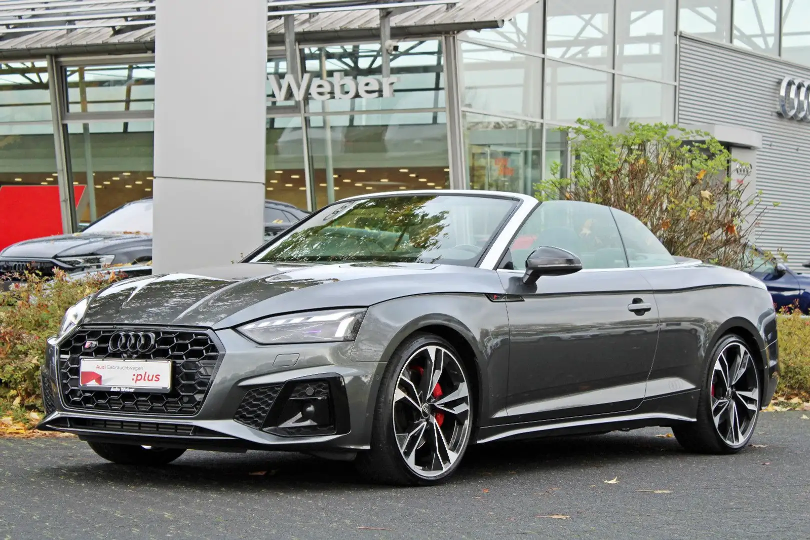 Audi S5 Cabriolet TFSI qu competion+ KOPFRAUMHZ 360° Grau - 2