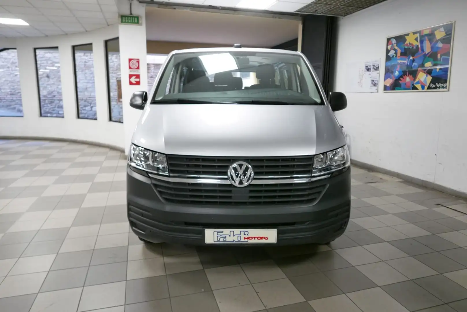 Volkswagen Transporter 2.0 TDI 150CV DSG PC Kombi 9 posti + IVA Argento - 2