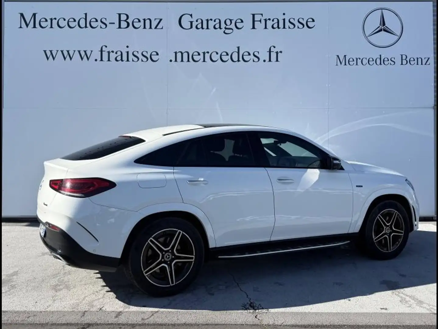 Mercedes-Benz GLE 350 350 de 194+136ch AMG Line 4Matic 9G-Tronic Blanc - 2