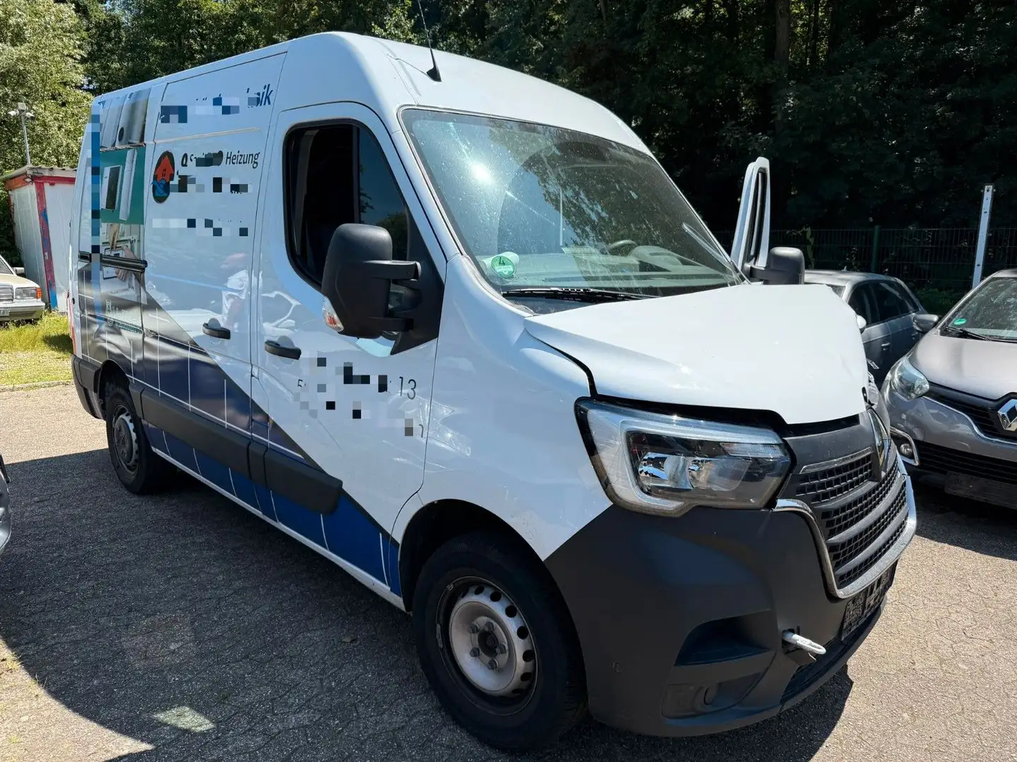 Renault Master III Kasten L1H2 HKa 3,5t NAVI*KAMERA*AHK* Blanc - 1
