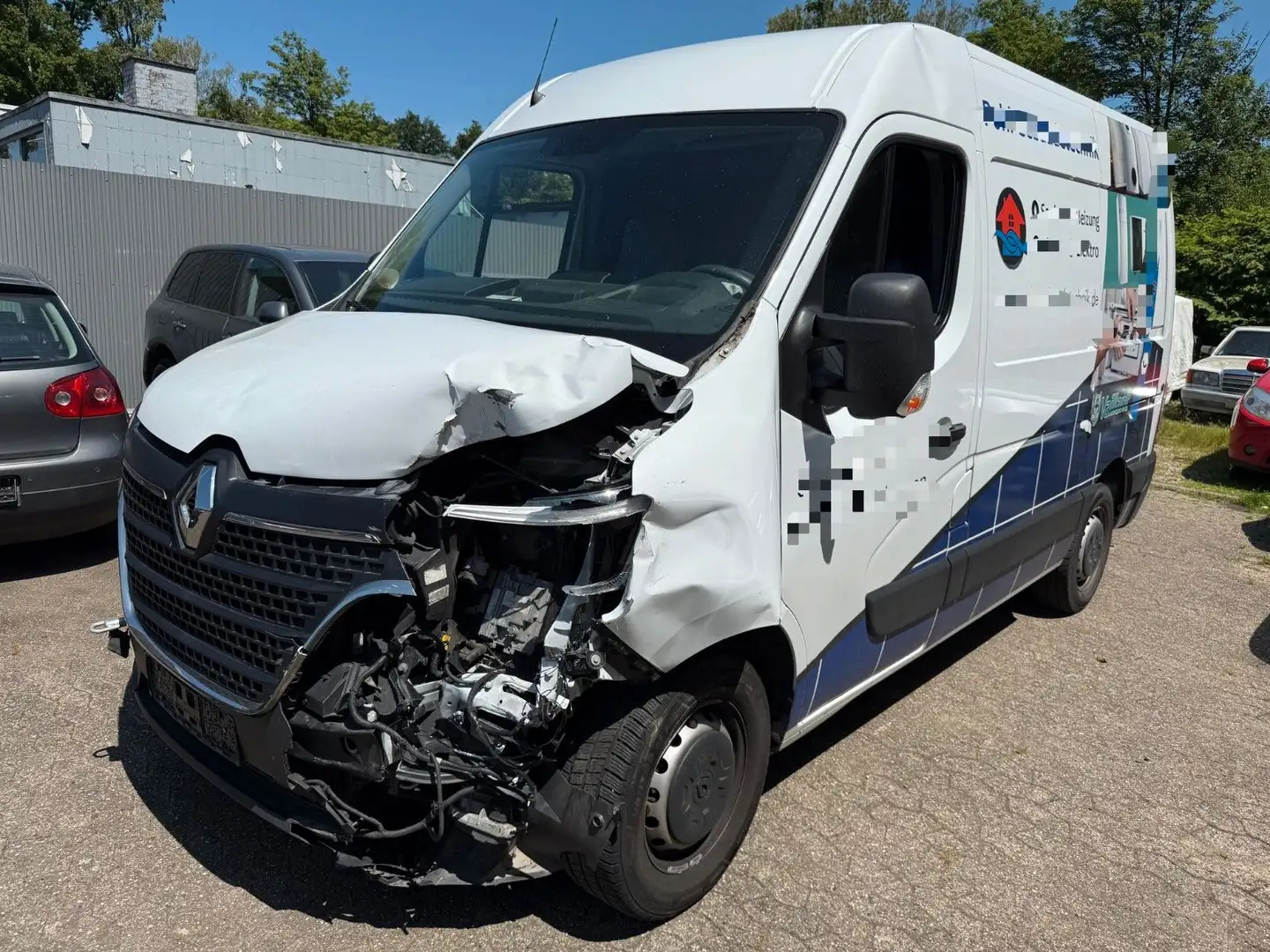 Renault Master III Kasten L1H2 HKa 3,5t NAVI*KAMERA*AHK* Blanc - 2