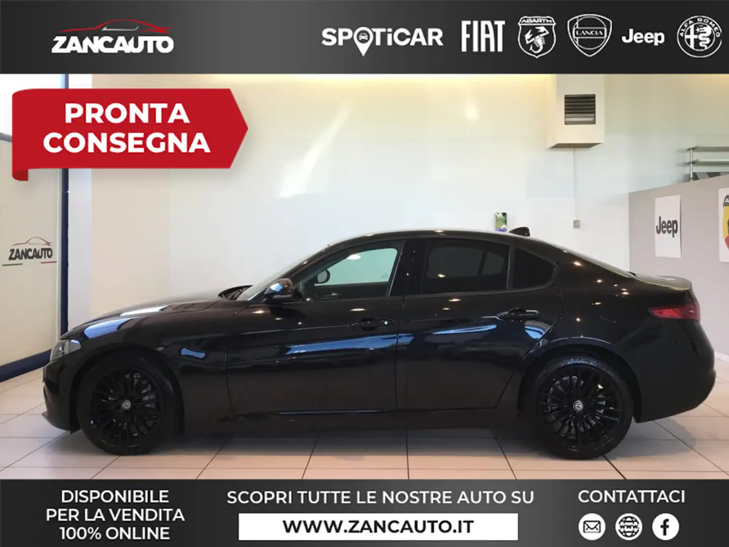 Alfa Romeo Giulia 2.2 Turbodiesel 150 CV Super Black - 1