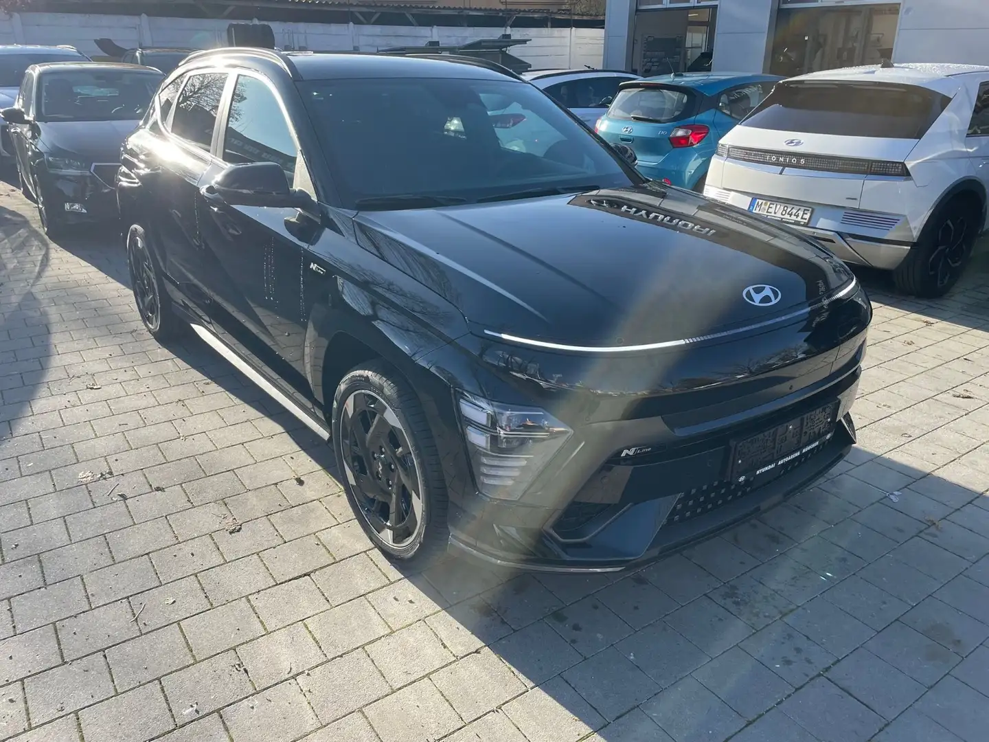 Hyundai KONA 64 N Line Elektro 2xKlima ACC AUT DynLicht Schwarz - 2