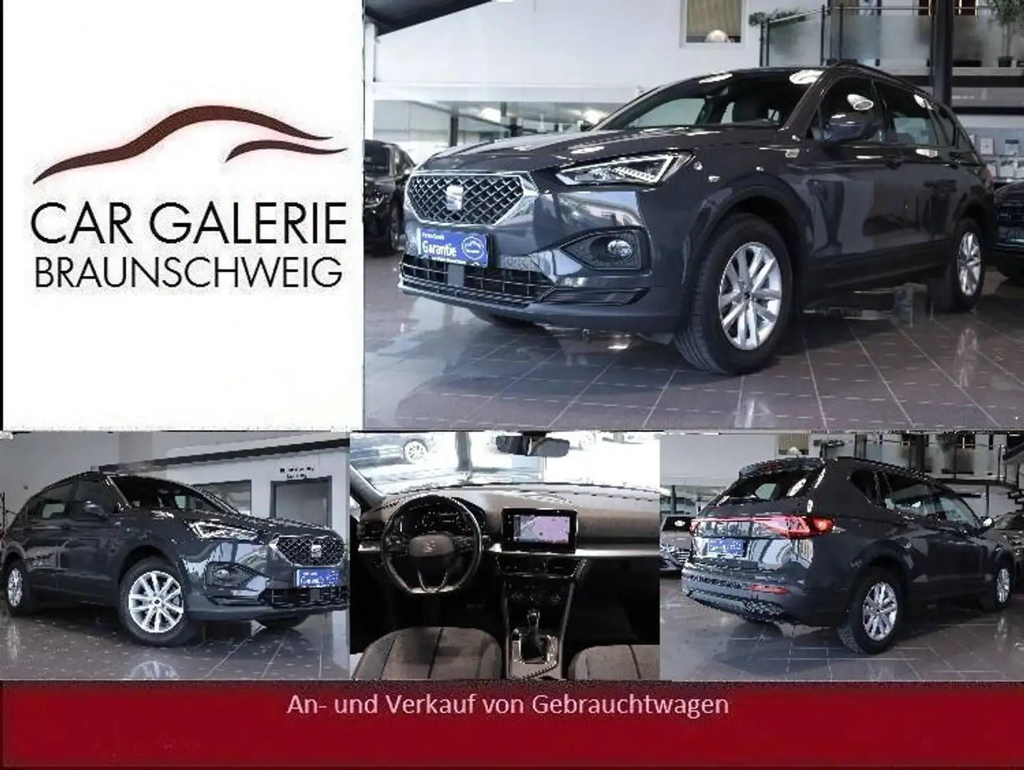 SEAT Tarraco 1.5 16V TSI Style* 7-SITZER*AHK*NAVI*LED Grau - 1