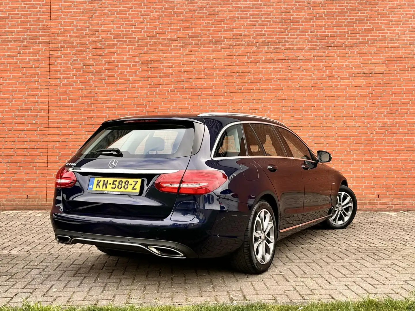 Mercedes-Benz C 350 Estate e|Luchtvering|Navi| Bluetooth| Azul - 2