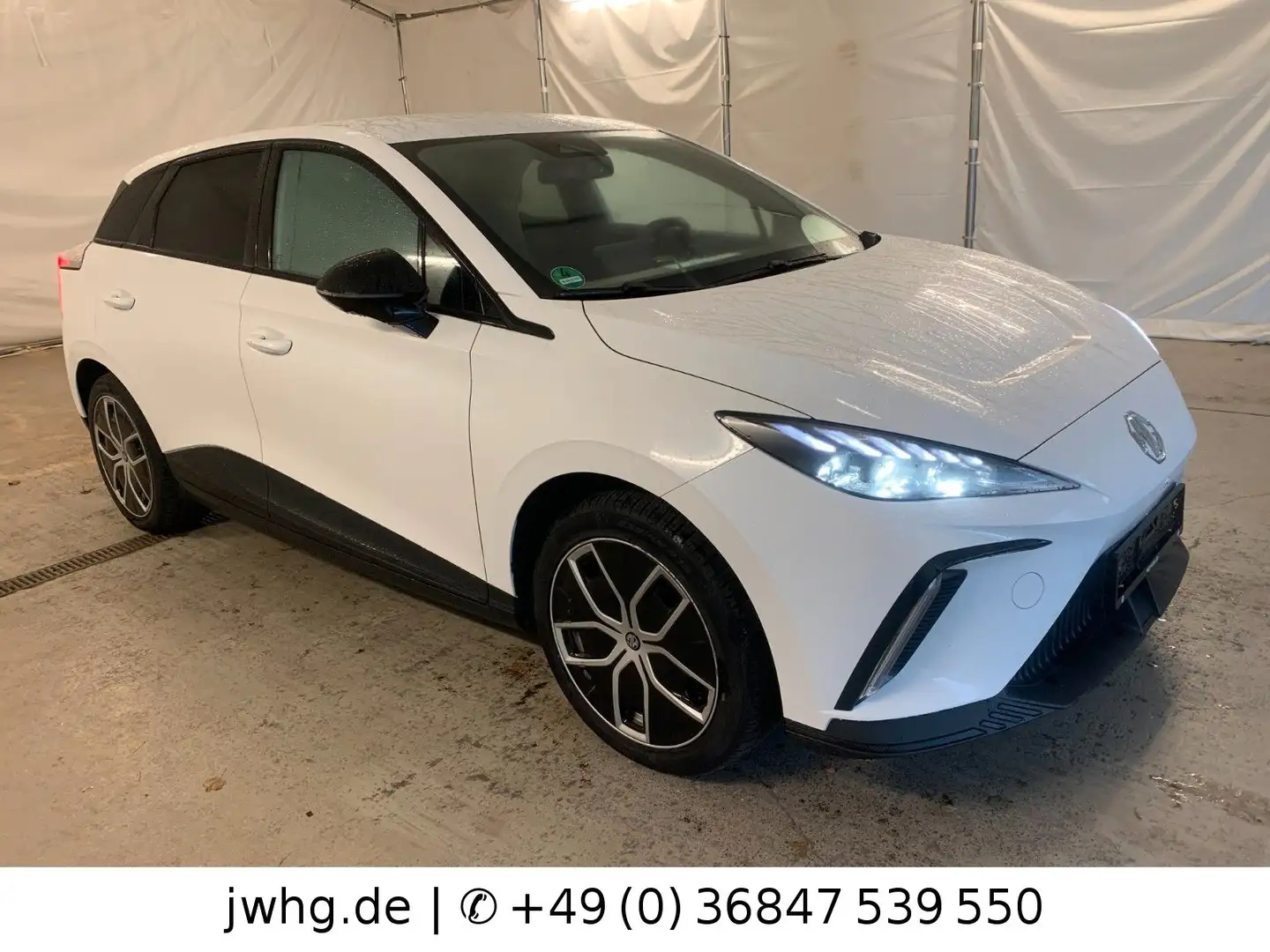 MG MG4 Luxury Leder Navi 360°Kam ACC Wärmep Weiß - 2