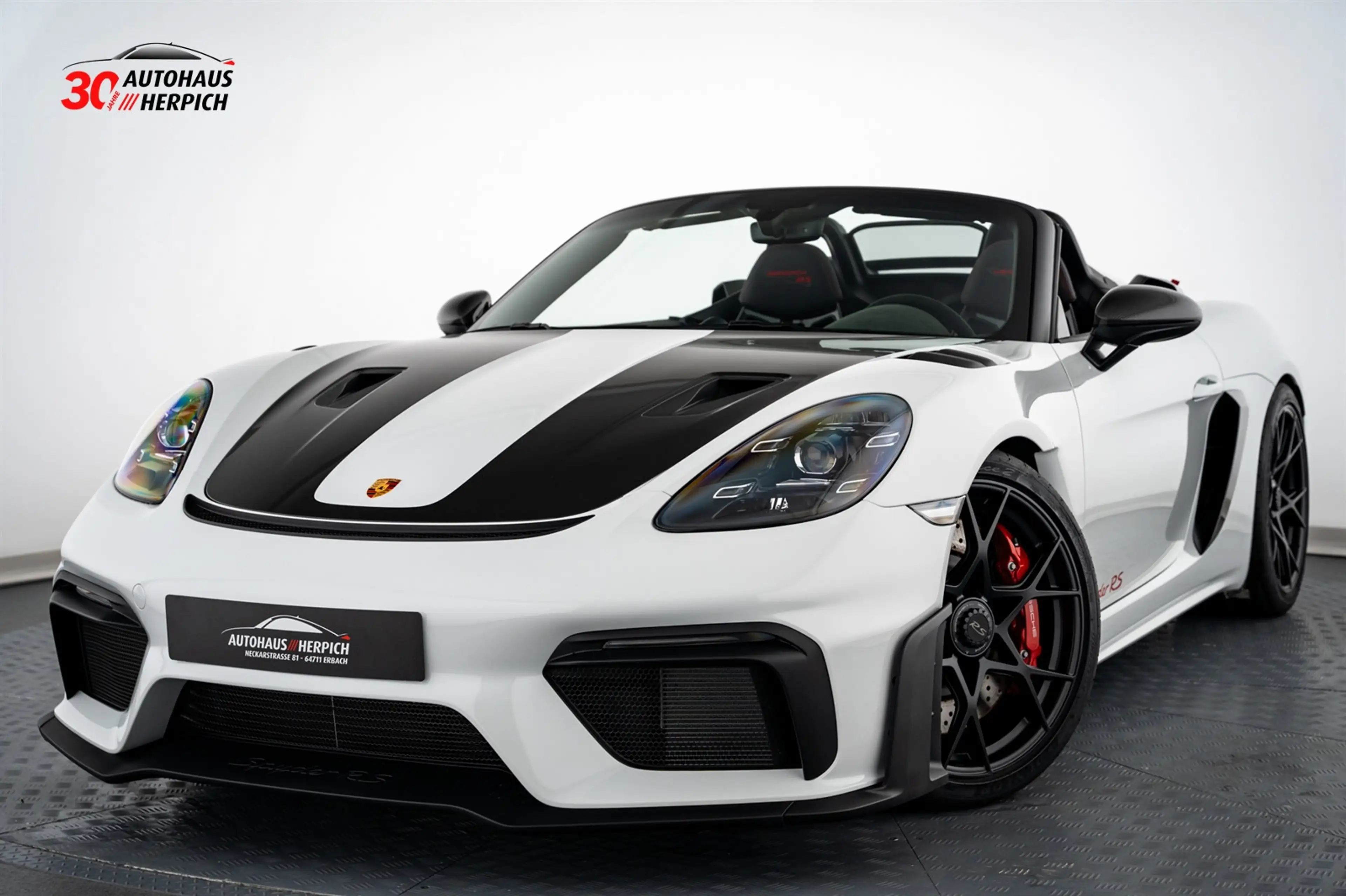 Porsche Boxster Spyder RS Weissach Vollschale LED Lift
