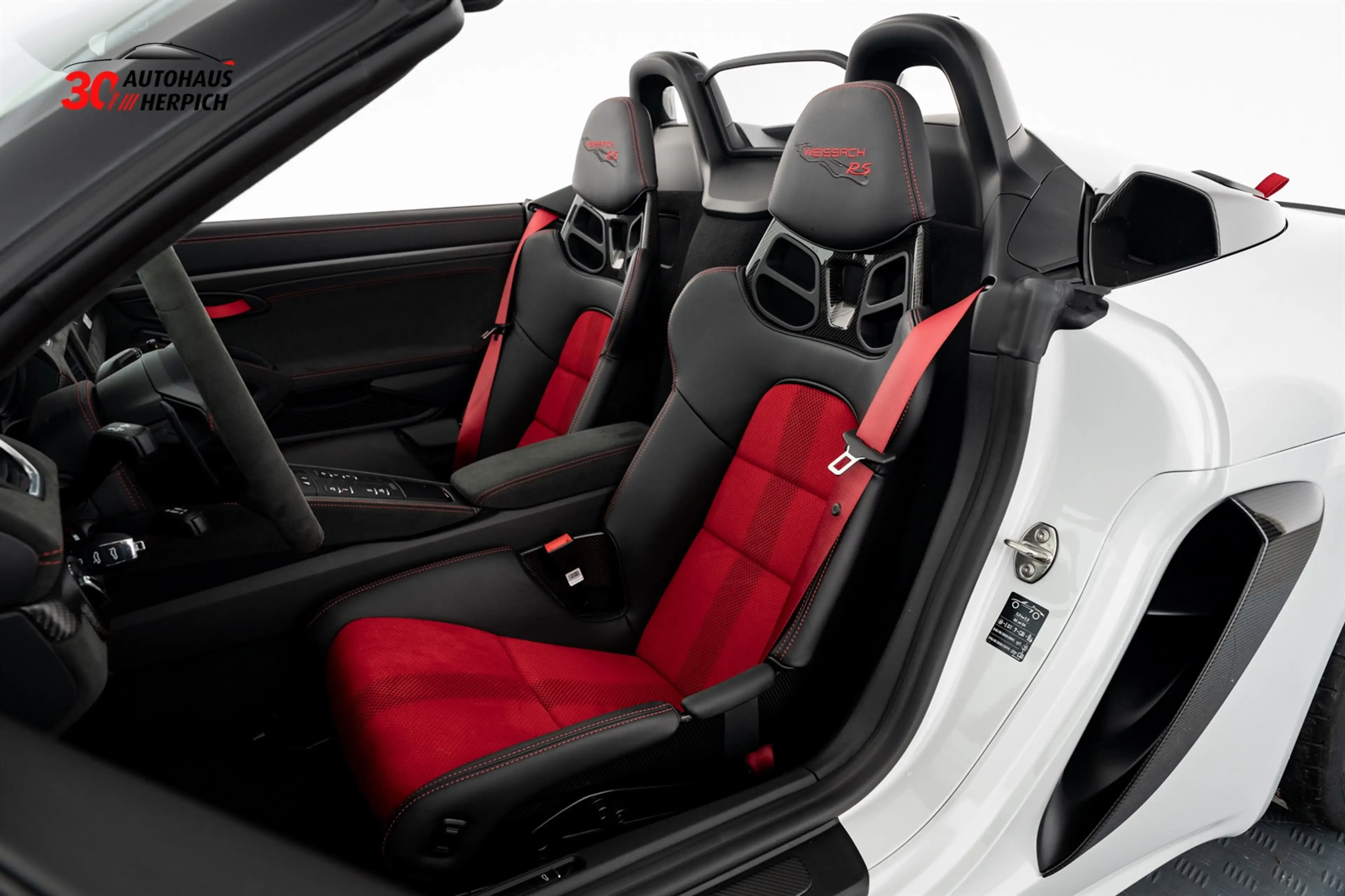 Porsche Boxster Spyder RS Weissach Vollschale LED Lift — photo 11