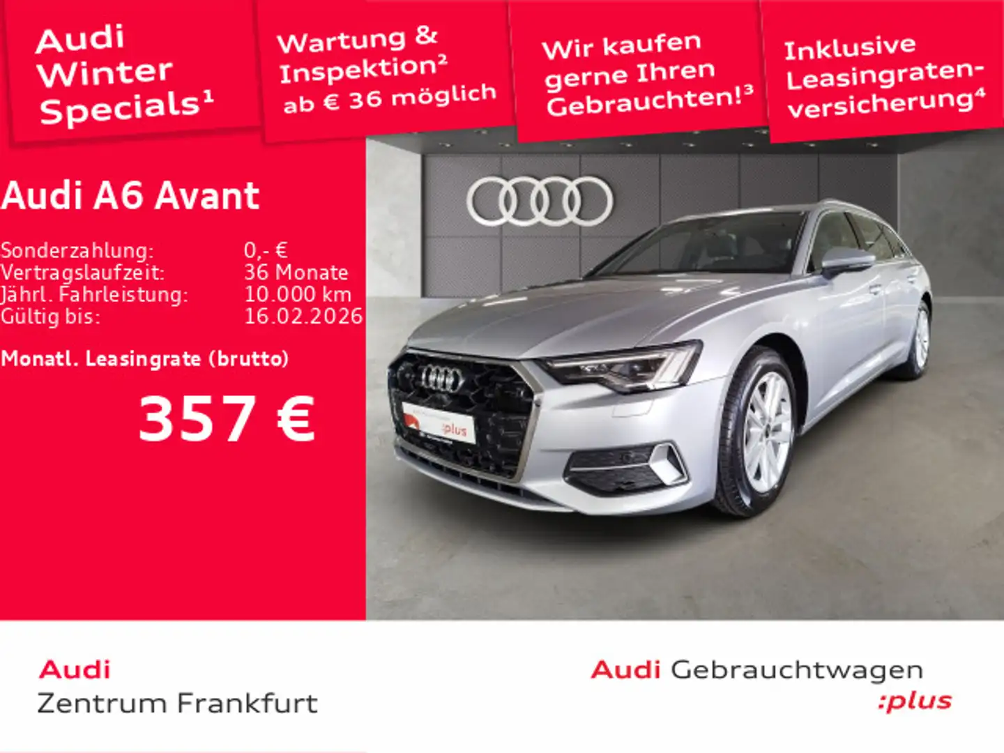 Audi A6 40 TDI S tronic sport advanced LED AHK Silber - 1