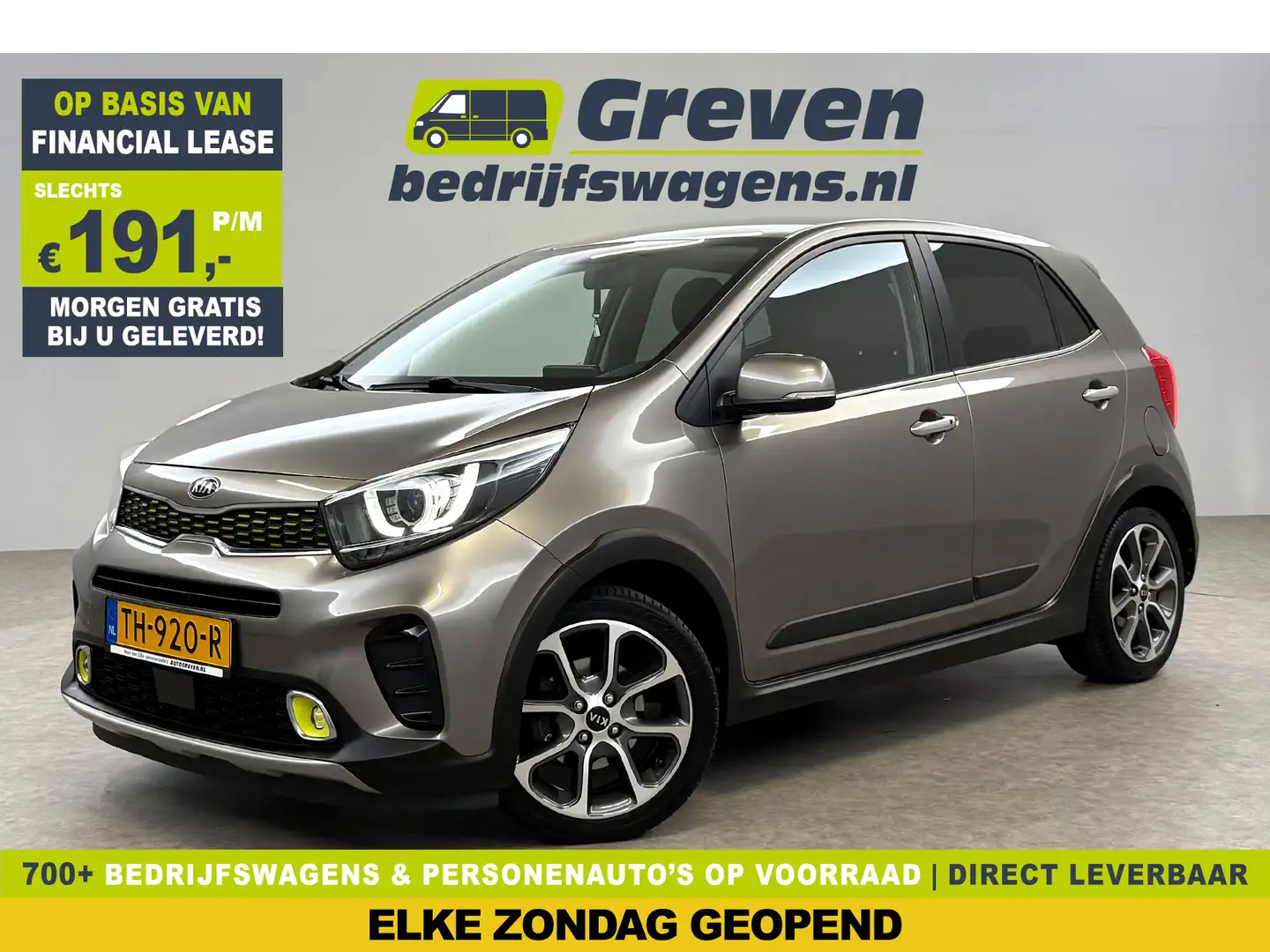 Kia Picanto 1.2 CVVT X-Line | Camera | Carplay | Stoel/ Stuur Grijs - 1