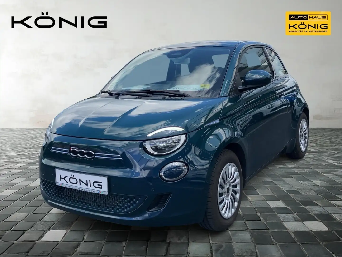 Fiat 500e BASE Klima*CarPlay*PDC*Cam*Shzg Grün - 1