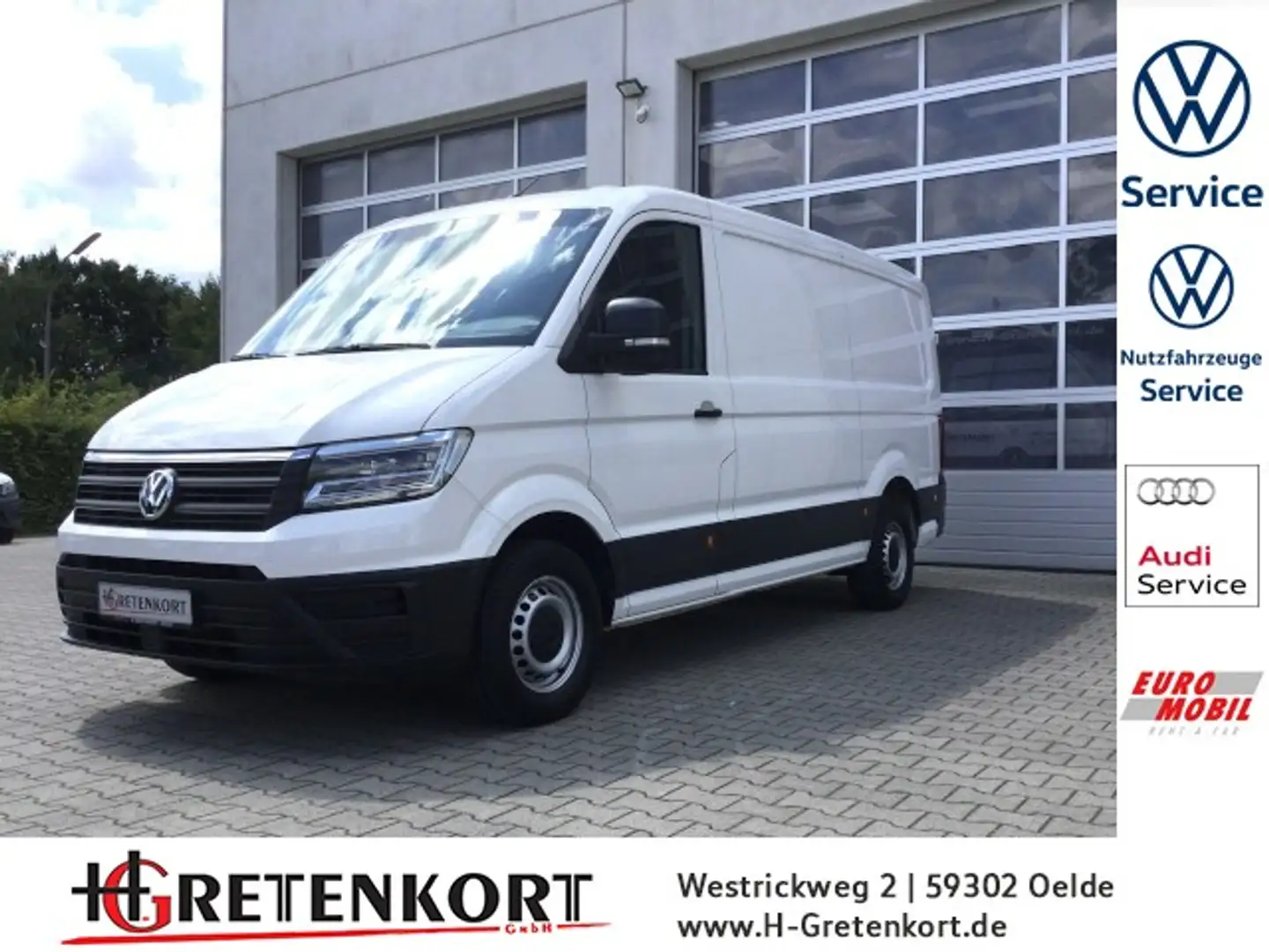 Volkswagen Crafter 30 Kasten 2.0 TDI AHK ACC LED Standheizung Weiß - 1