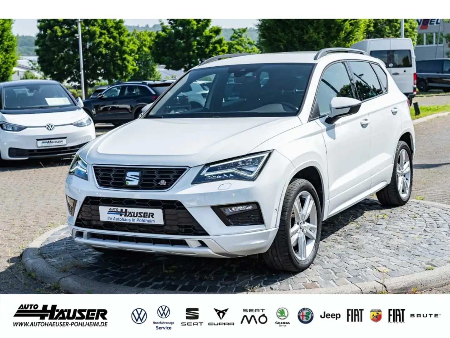 SEAT Ateca FR 2.0 TSI DSG 4Drive NAVI KAMERA PARK ACC LED SIT Wit - 1