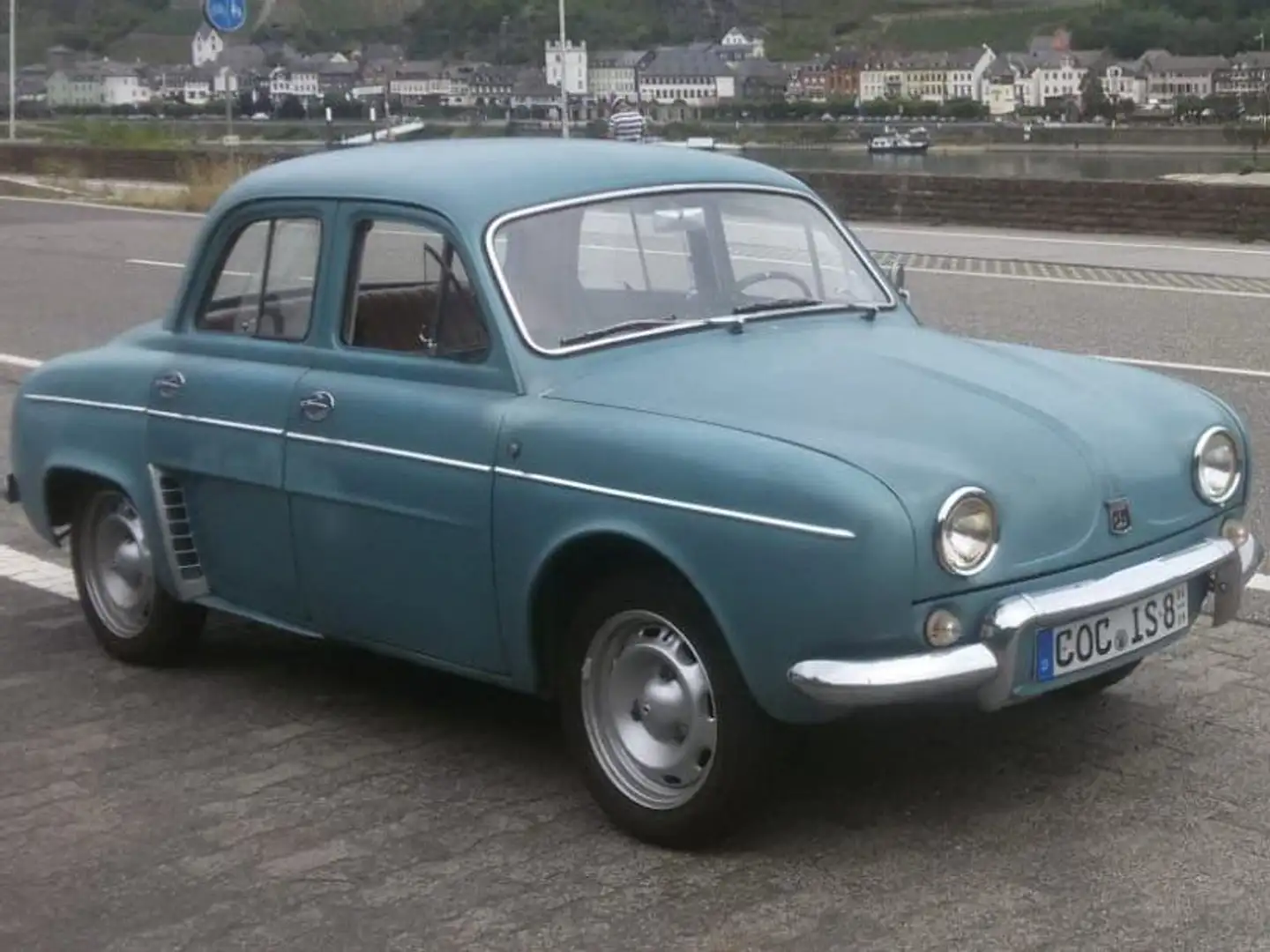 Oldtimer Renault Dauphine Blauw - 1