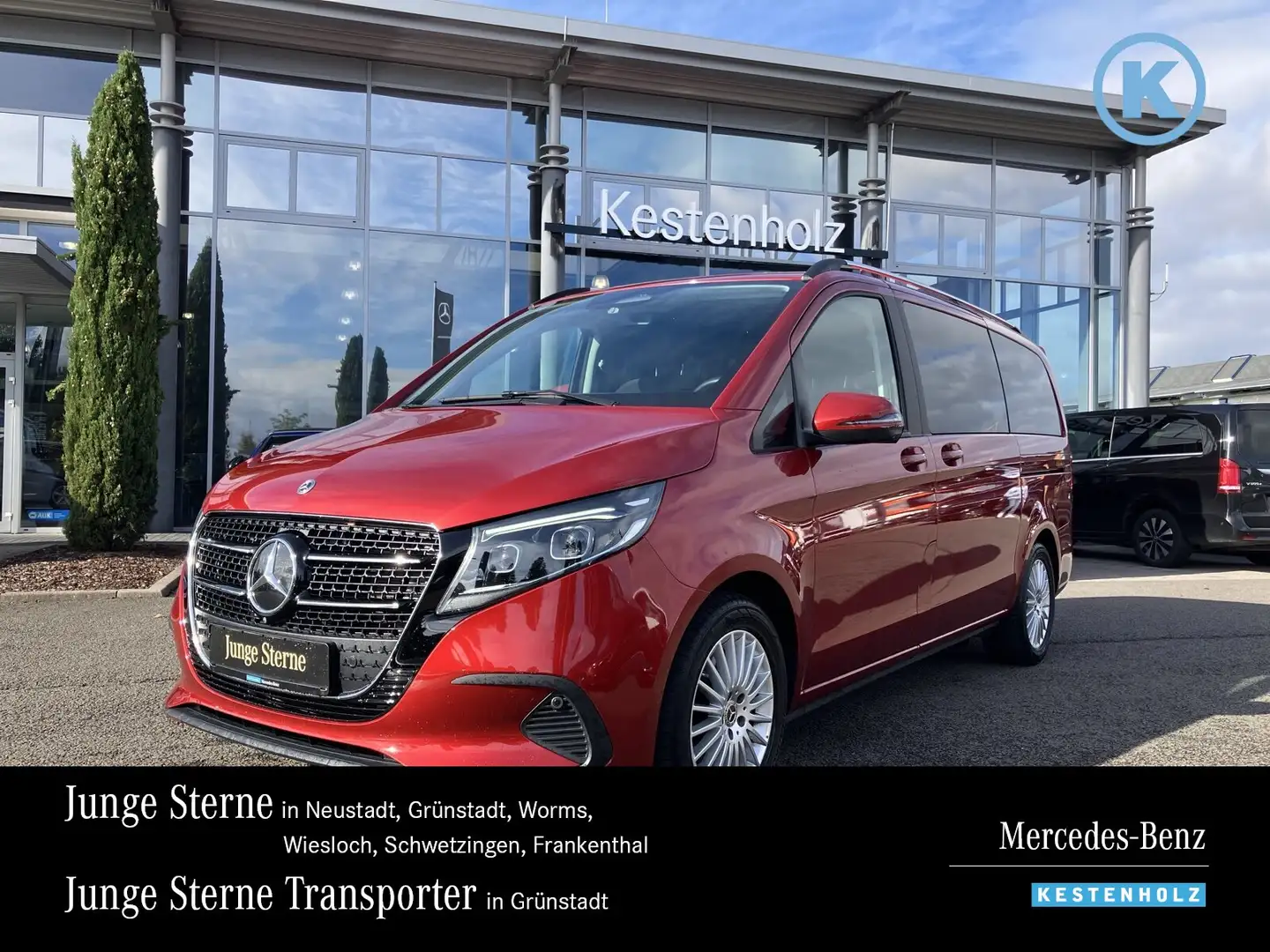 Mercedes-Benz V 220 V 220 d STYLE Lang Basic/Modellgeneration 2/Klima Rot - 1