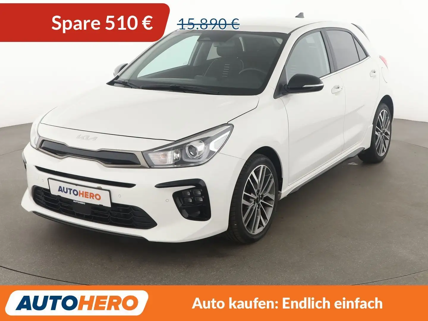 Kia Rio 1.0 TGDI Mild-Hybrid GT Line*NAVI*LED*TEMPO*CAM* Weiß - 1