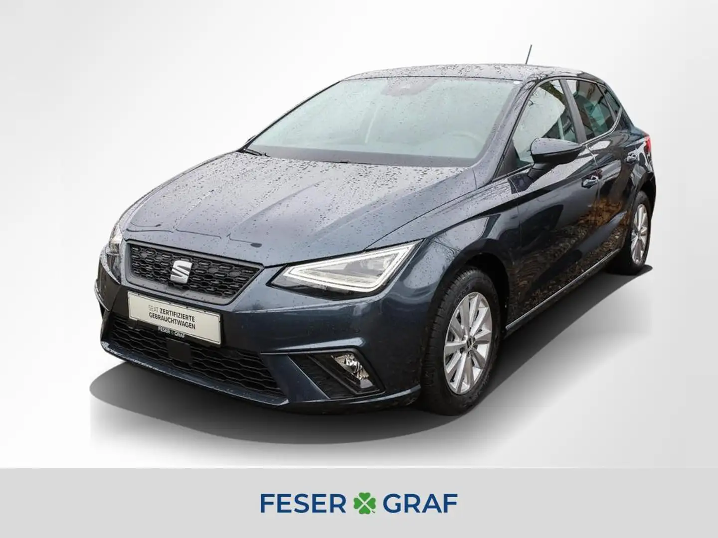 SEAT Ibiza 1.0 TSI Style ACC LED Navi RüKa Sitzh. Grau - 1