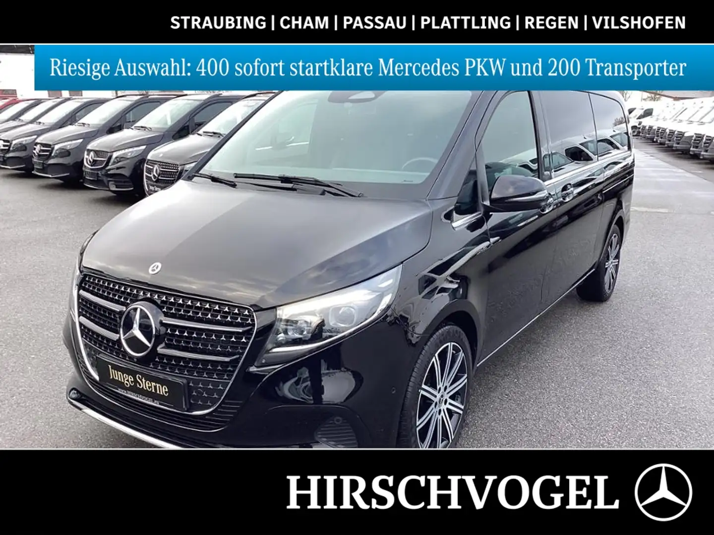 Mercedes-Benz V 300 d AVANTGARDE XXL MOPF 8-Sitzer 2xel.Türen Noir - 1