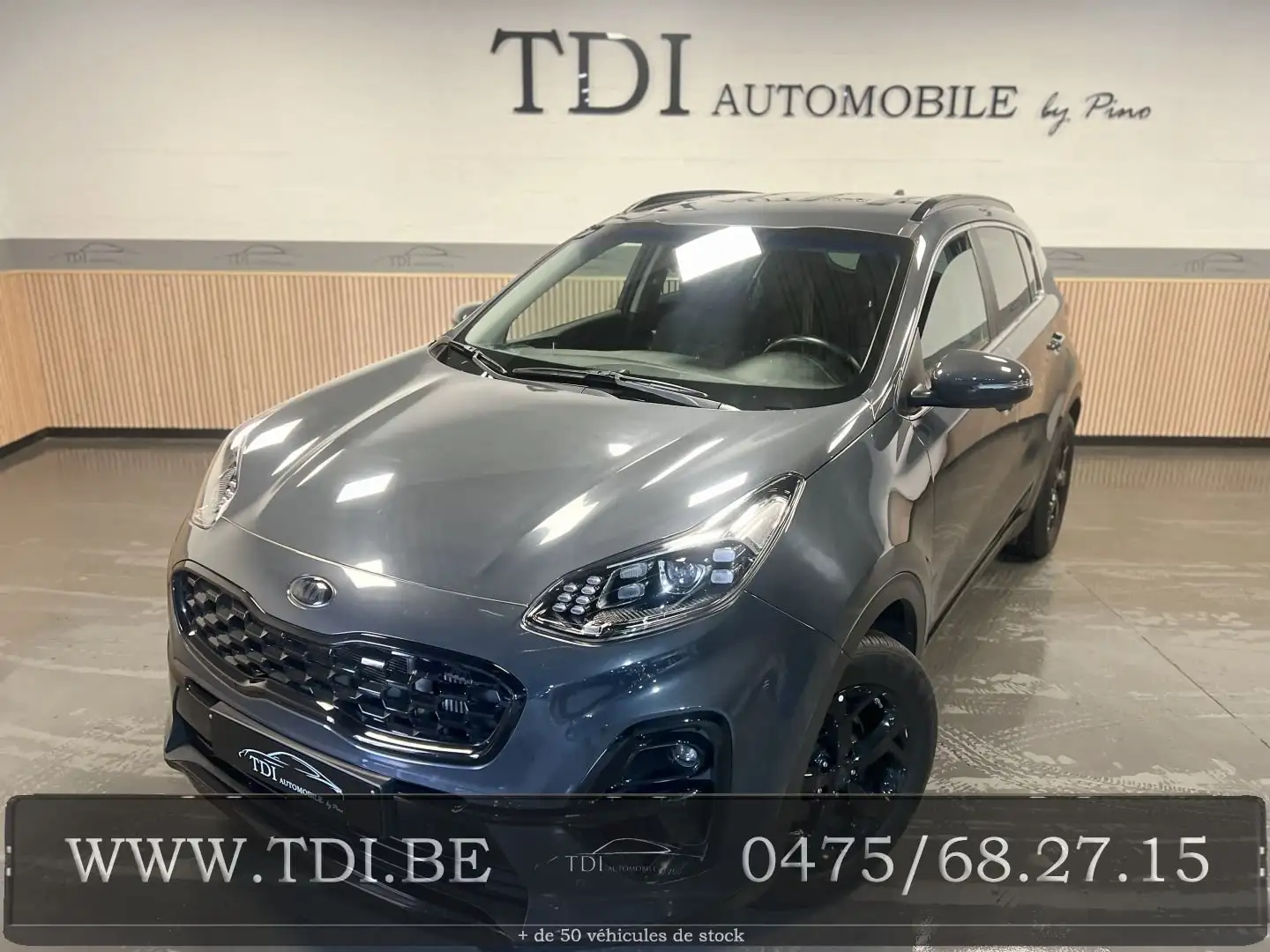Kia Sportage Sportage 1.6 CRDi Black Edition DCT*Belge*136cv✔ Grijs - 1