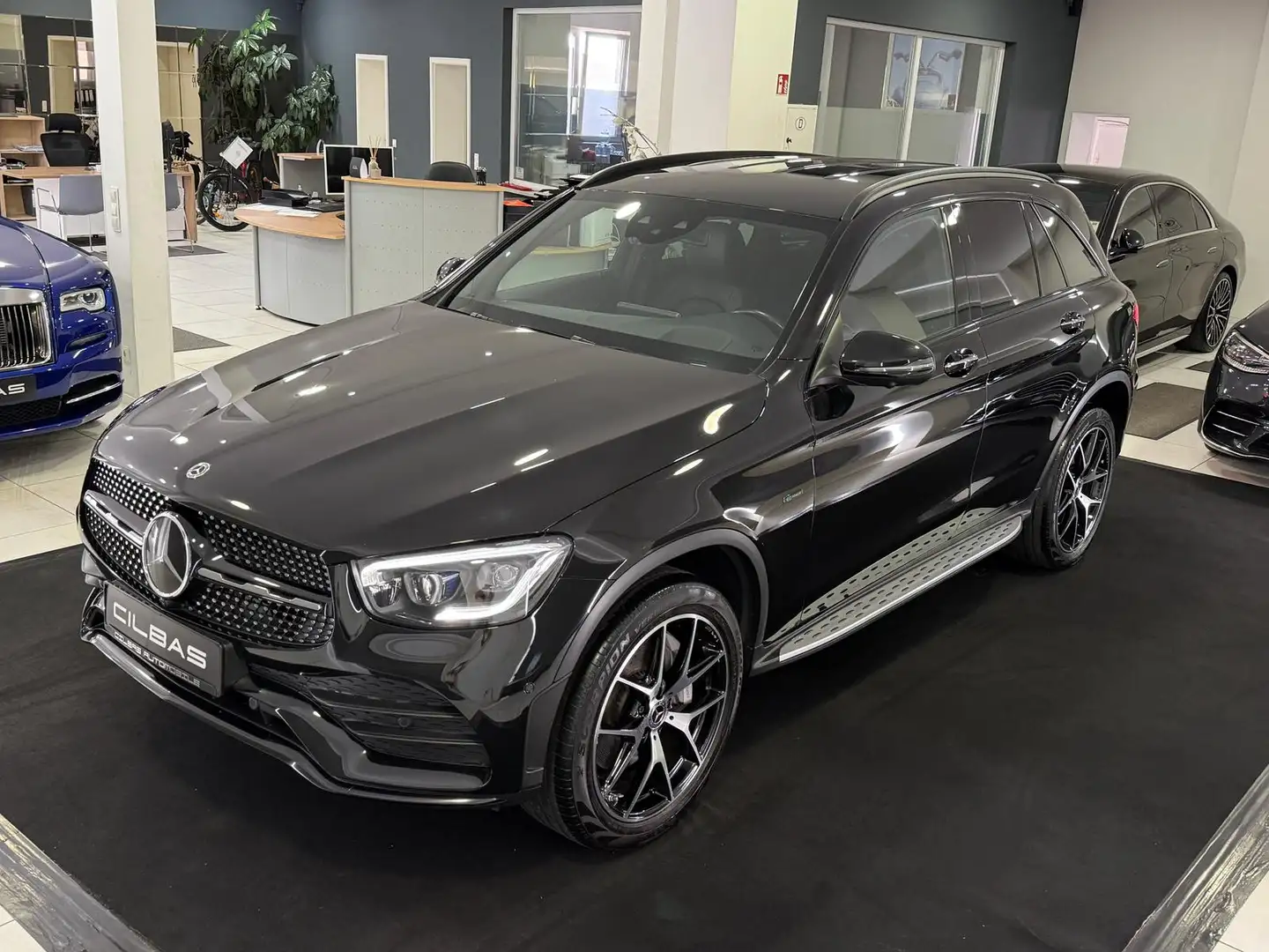 Mercedes-Benz GLC 300 de 4M AMG-Line*HUD*STHZ*DIST*360*LED*AHK Negro - 2