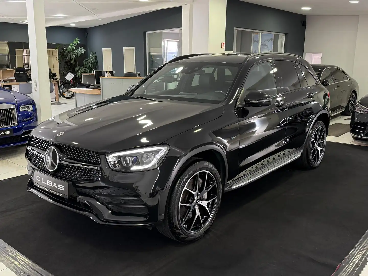 Mercedes-Benz GLC 300 de 4M AMG-Line*HUD*STHZ*DIST*360*LED*AHK Negro - 1