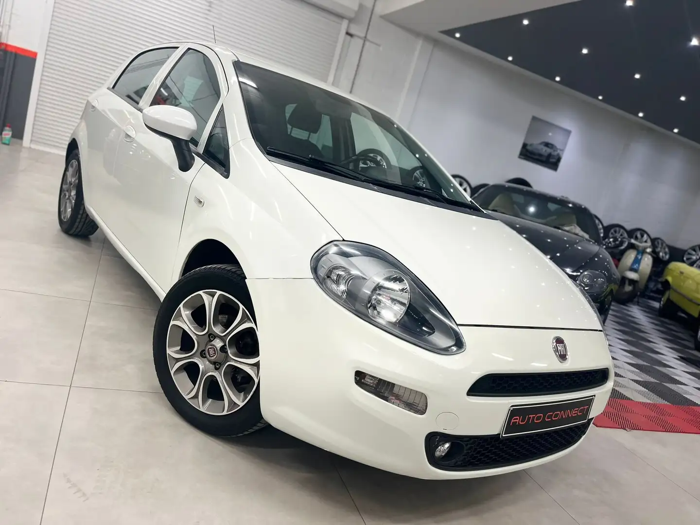 Fiat Grande Punto *5 PORTES*CLIM*NAVI*JANTES*BLANC* Wit - 1