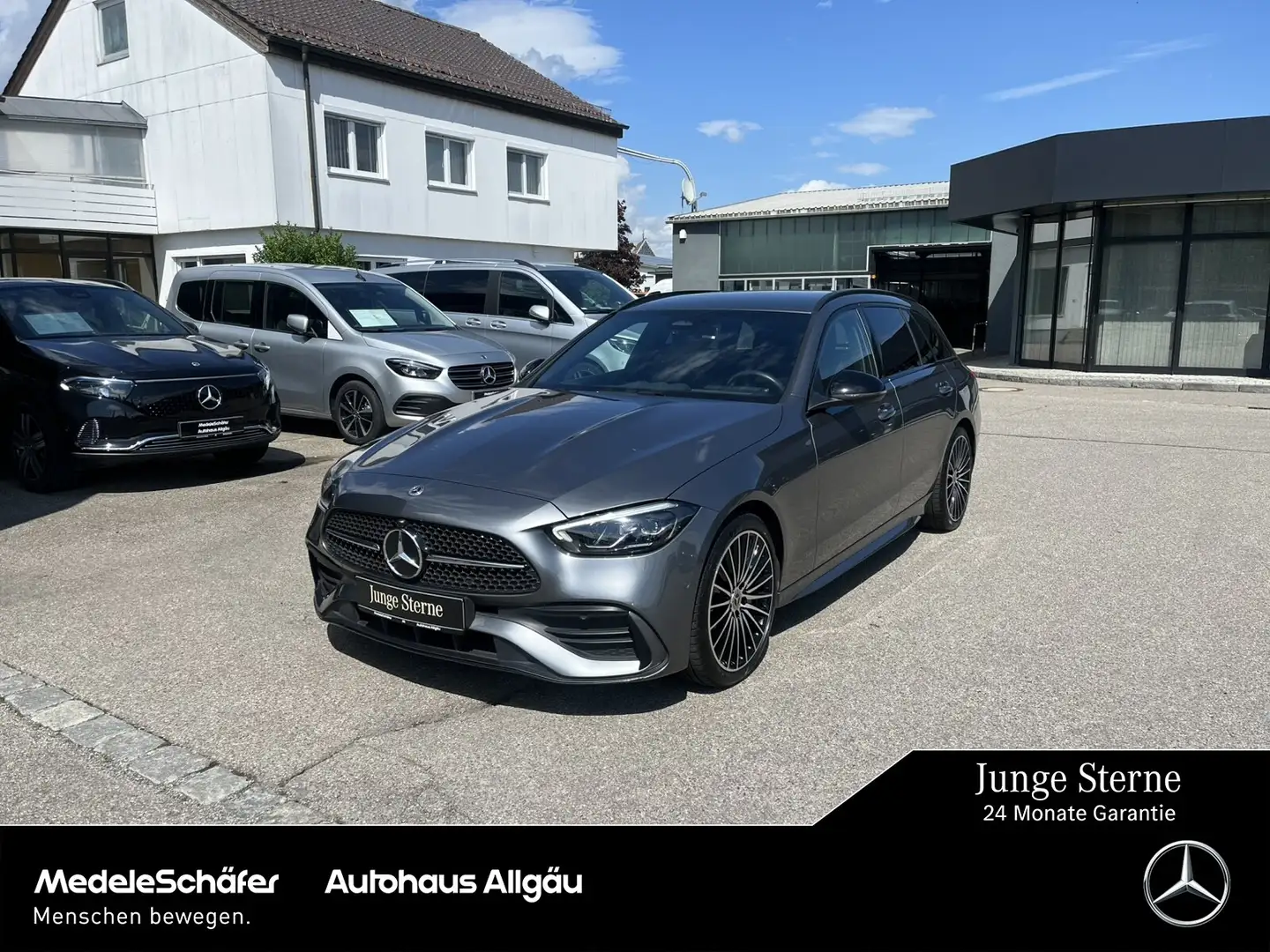 Mercedes-Benz C 300 C 300 T d AMG 19" AHK HuD Vorr.-Distronic Sounds. Grigio - 1