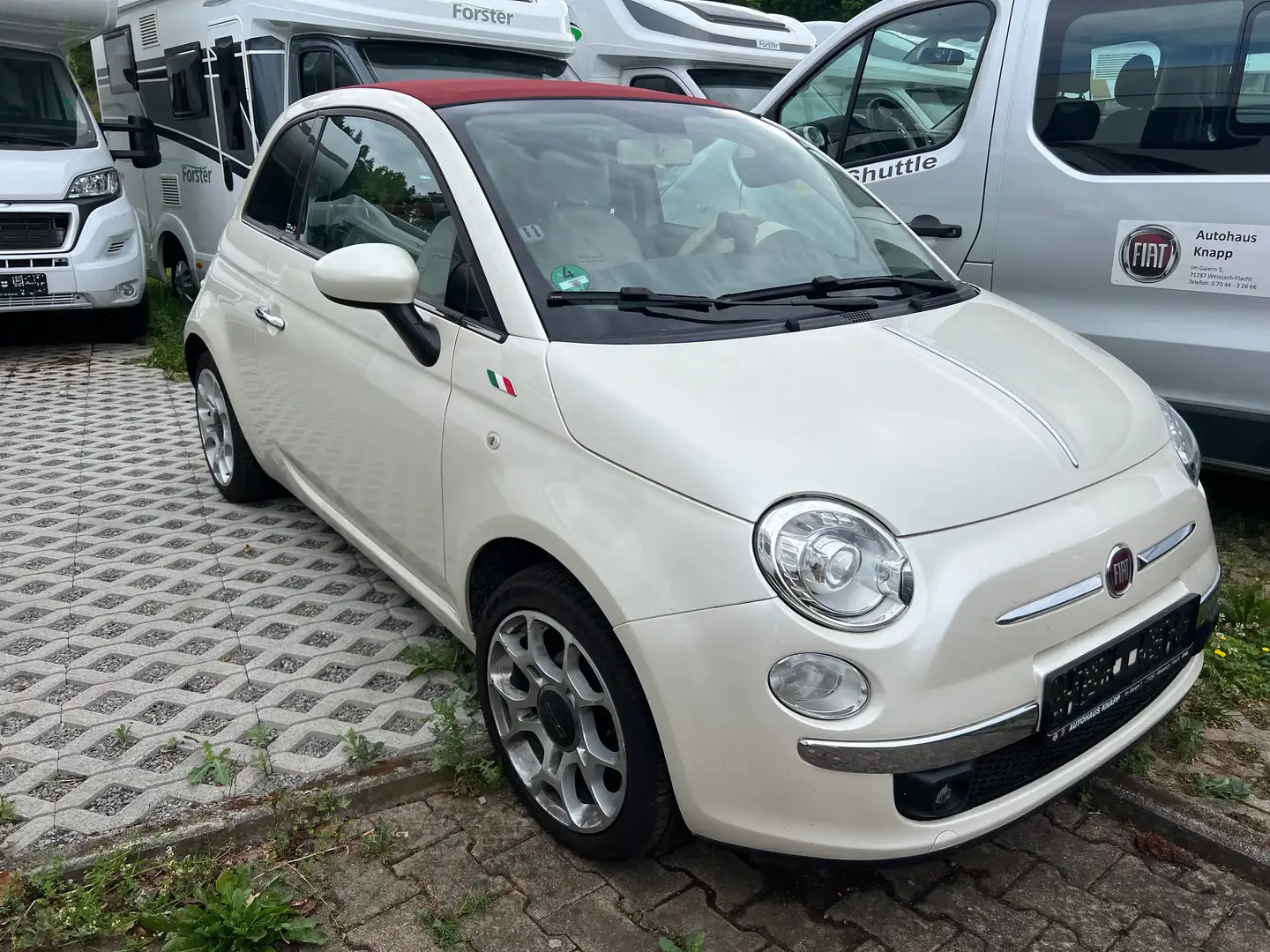 Fiat 500C Lounge Weiß - 2