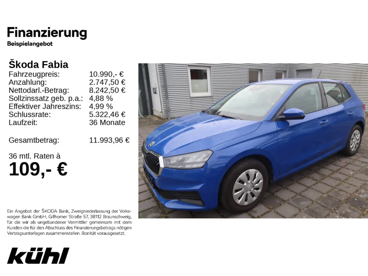 Skoda Fabia IV 1.0 MPI Active