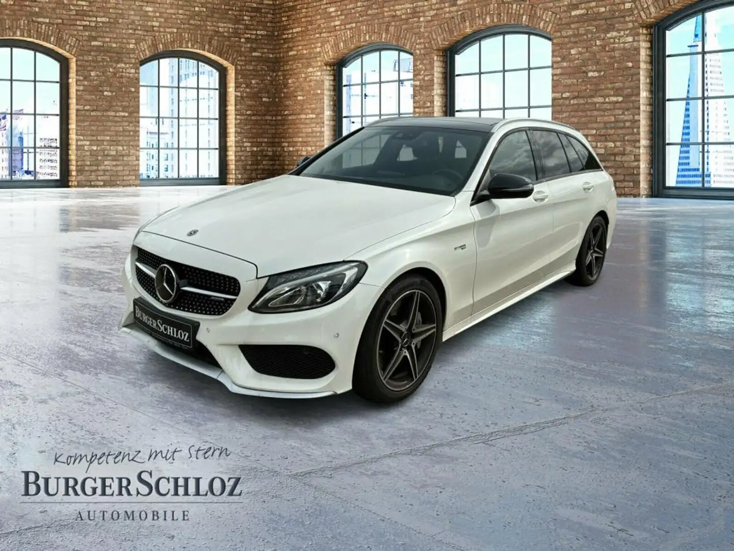 Mercedes-Benz C 43 AMG C 43 T AMG 4M Pano Navi PDC SHZ LED ACC el.Heck Blanc - 1