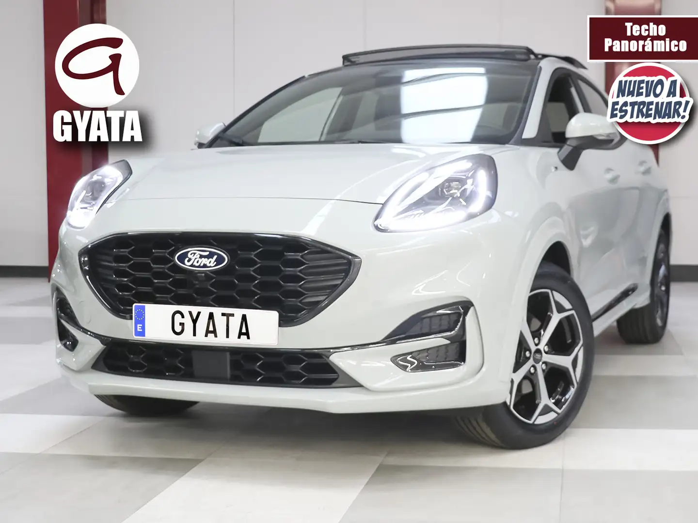 Ford Puma 1.0 EcoBoost MHEV ST-Line Aut. 125 Gris - 1
