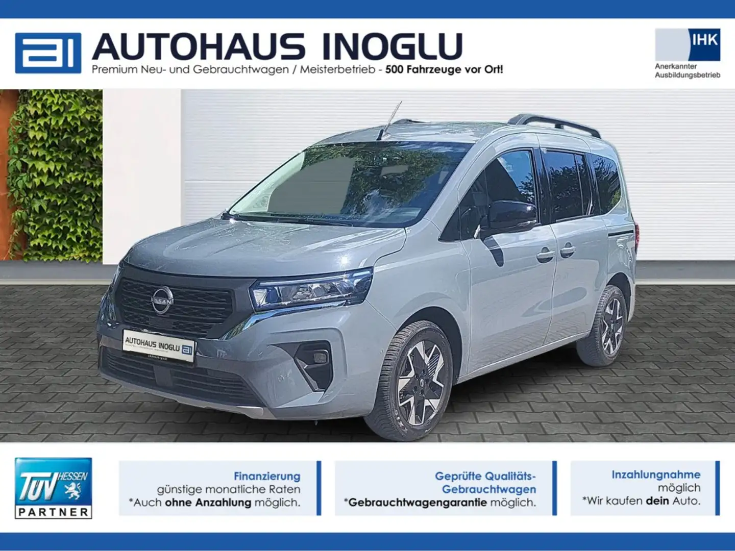 Nissan Townstar 1.3*N-Design*5Sitz*RKam*LED*Navi*Leder Grau - 1