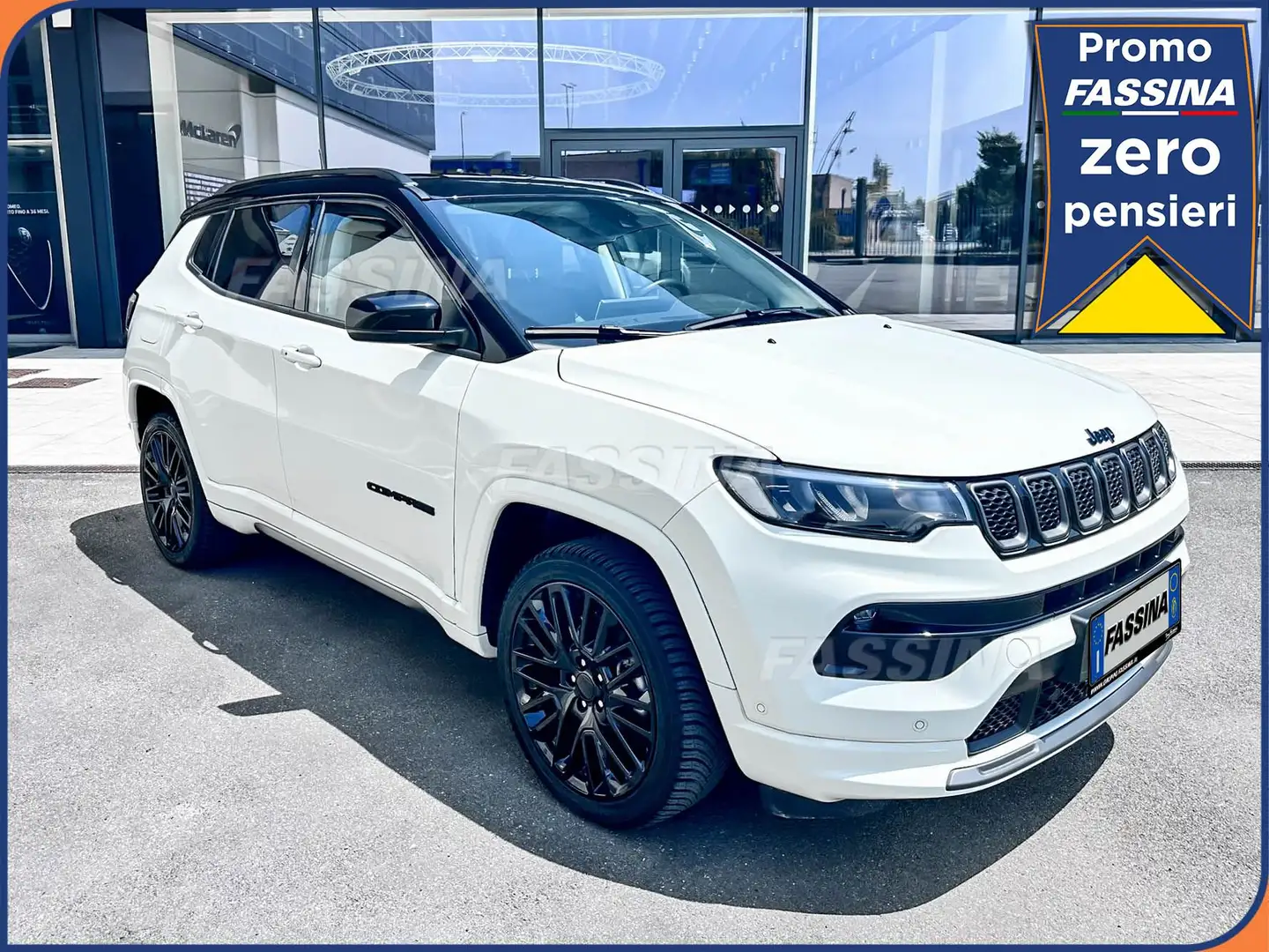 Jeep Compass 1.3 T4 240CV PHEV AT6 4xe S Bianco - 1