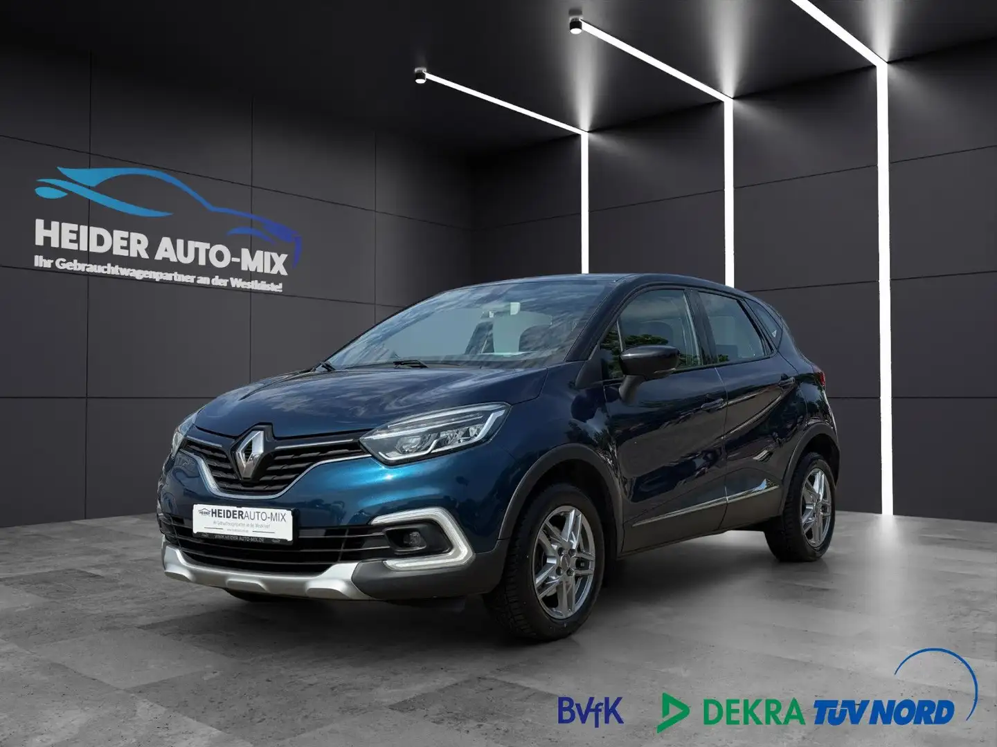 Renault Captur Intens  NAVI|TEMPOMAT|SITZHEIZUNG|PDC|LED Bleu - 1