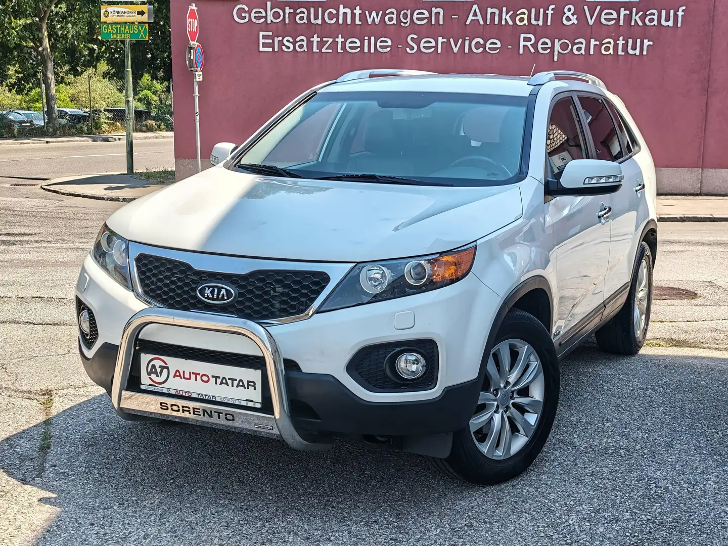 Kia Sorento Attract 4WD|Aut.|Pickerl & Service neu|Leder|mtl.90 EUR Weiß - 1