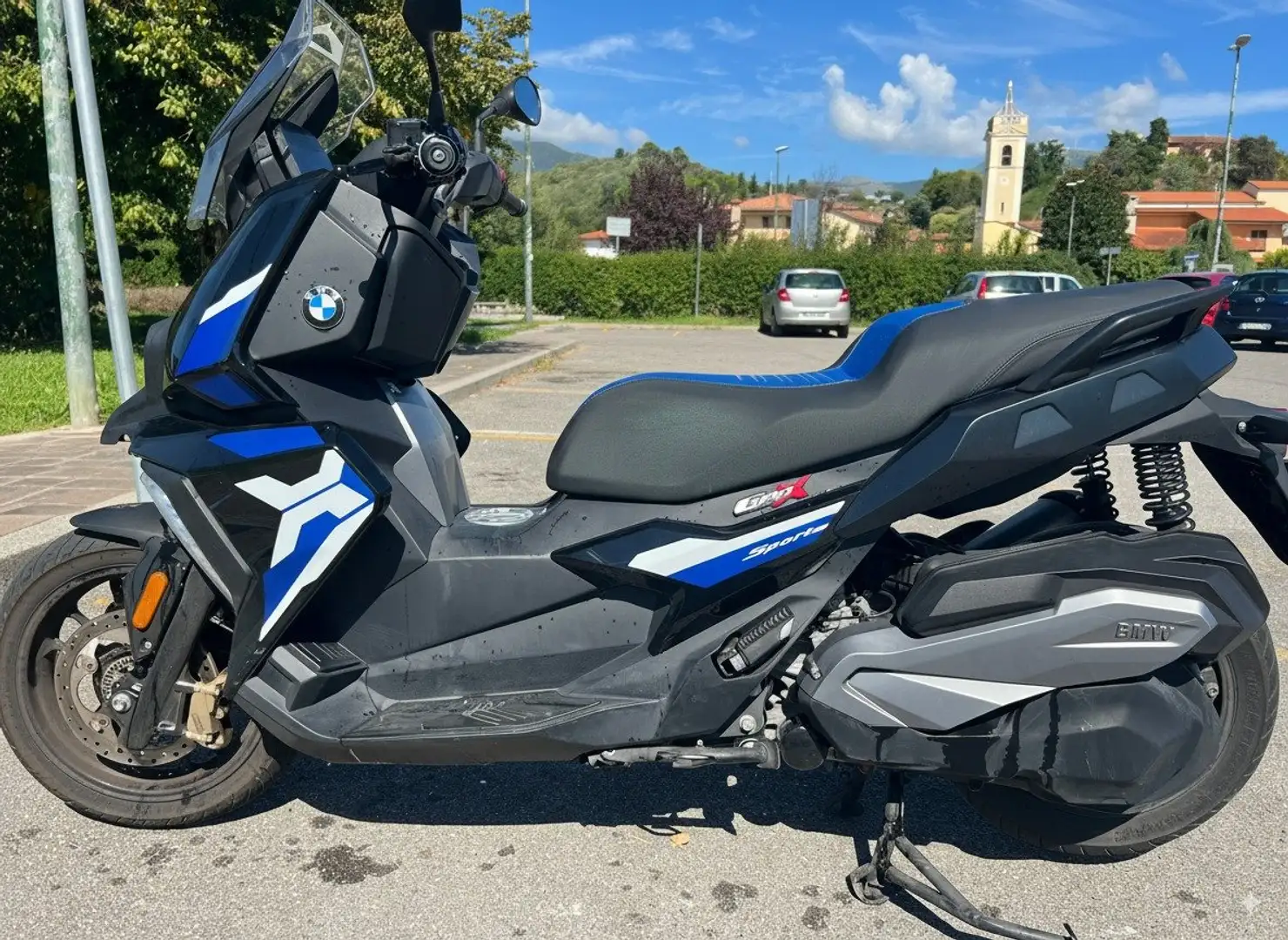 BMW C 400 X Black Storm metallizzato 2/Racing Blue Kék - 1