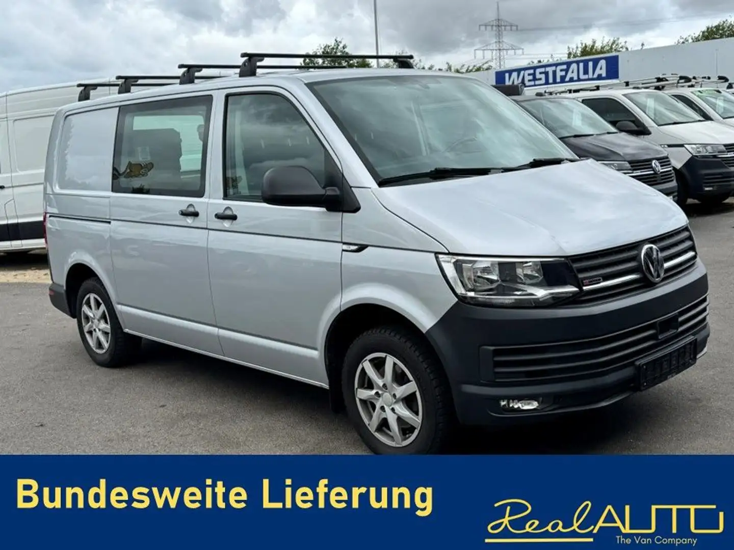 Volkswagen T6 Transporter Kasten TDI 4Motion DSG AHK*ACC Argintiu - 1