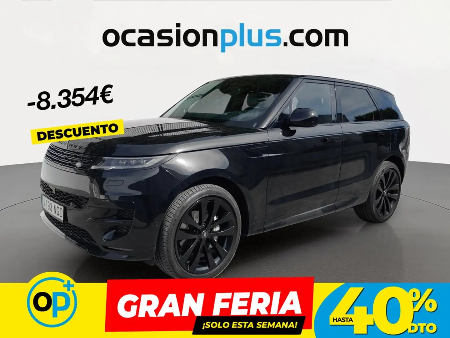 Land Rover Range Rover Sport 3.0D TD6 MHEV Dynamic SE 300 Negro - 1