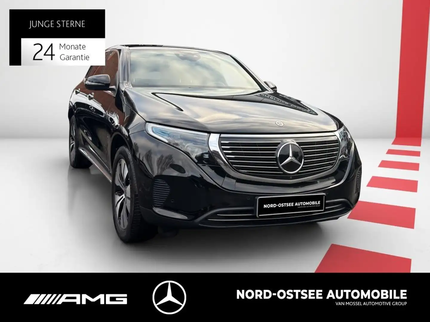 Mercedes-Benz EQC 400 4M  HUD AHK 360° KAMERA SOUND MULTIBEAM Schwarz - 2