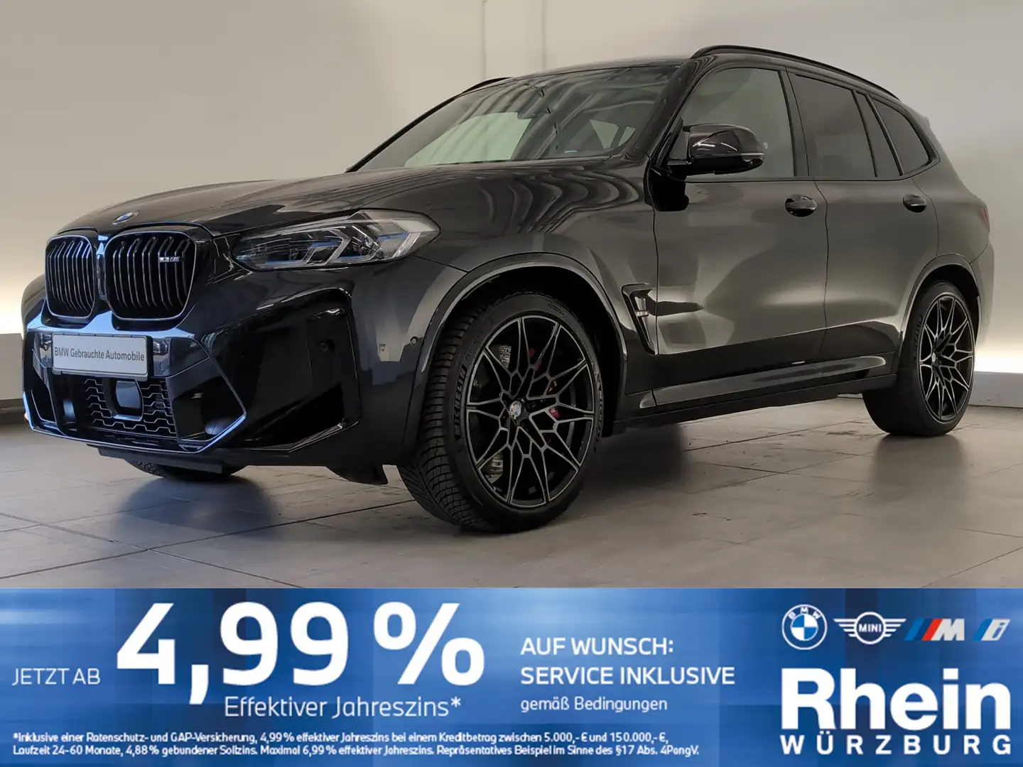 BMW X3 M M Sport HUD/H&K/Pano HUD/H&K/Pano Schwarz - 1