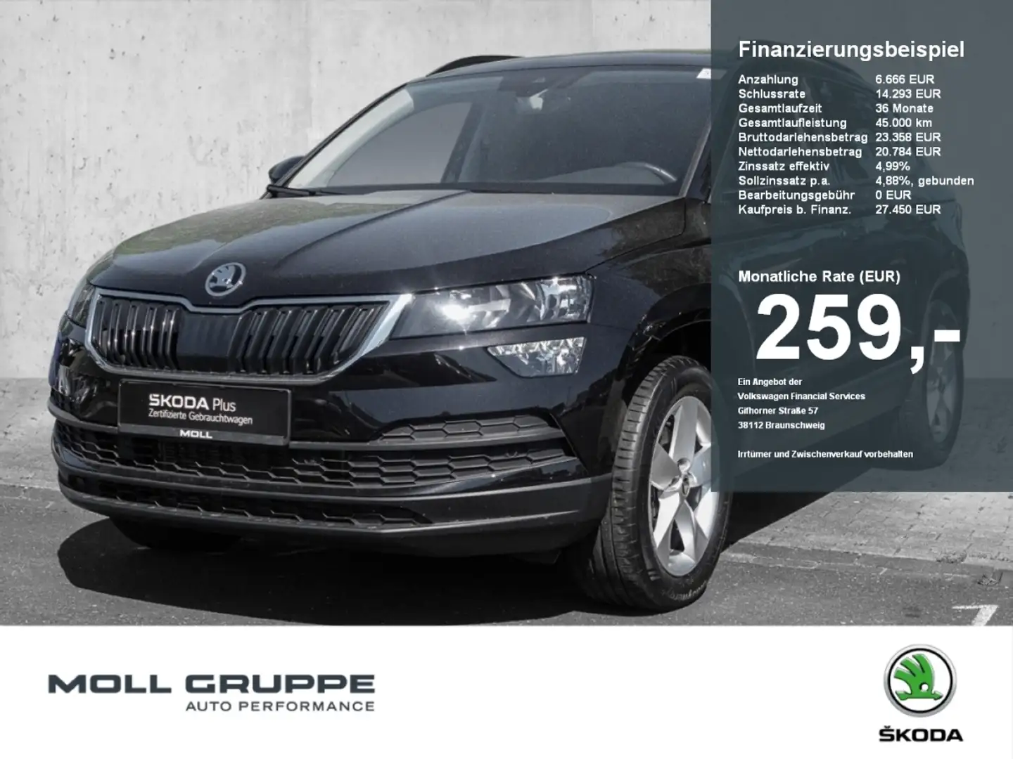 Skoda Karoq 2.0 TDI DSG 4Motion Ambition NAVI ACC FLA Fekete - 1