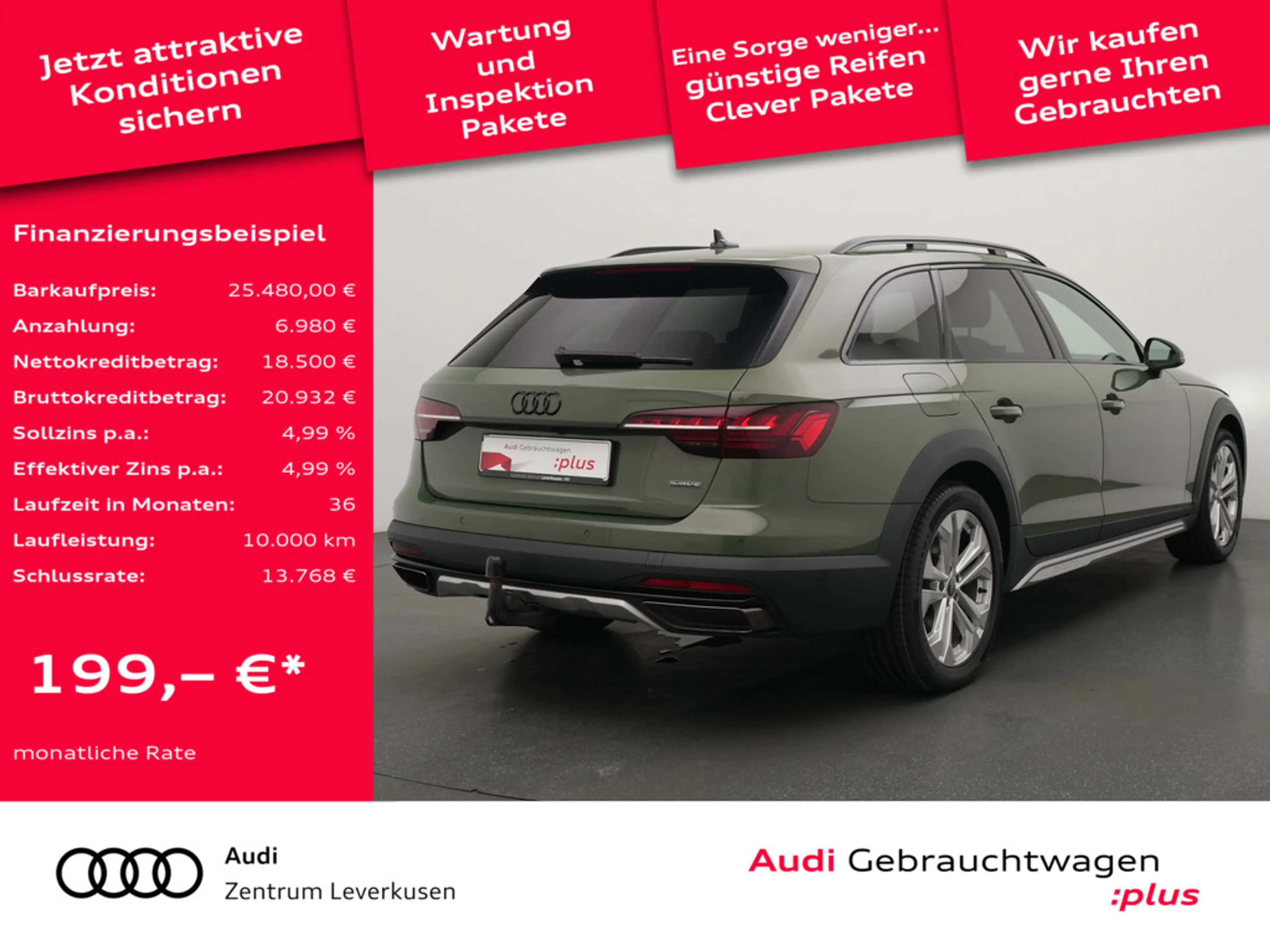 Audi A4 allroad VIRT NAVI PANO AHK KAM ACC MATRIX — photo 2
