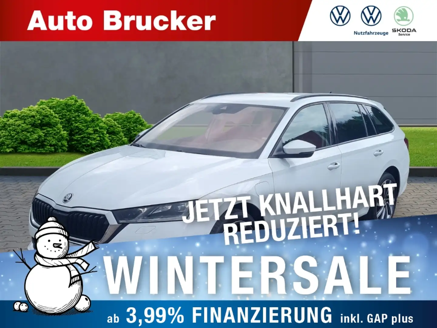 Skoda Octavia Combi Ambition iV 1.4 TSI+Tempomat+PDC+Sitzheizung Weiß - 1