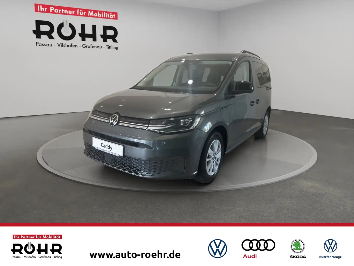 Volkswagen Caddy Life (AHK/Assistenz/Winerpaket) 1.5 l eHybri Grau - 1