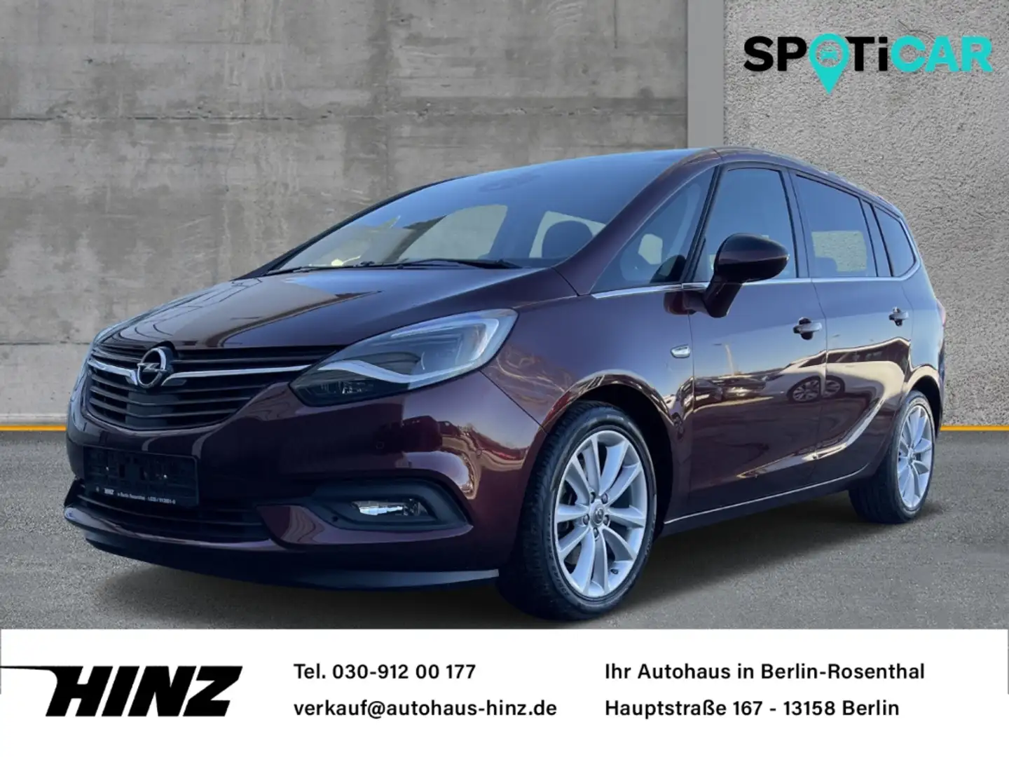 Opel Zafira C Innov. 2.0 SHZ,PDC+Kamera, Navi,StandHZG Kahverengi - 1