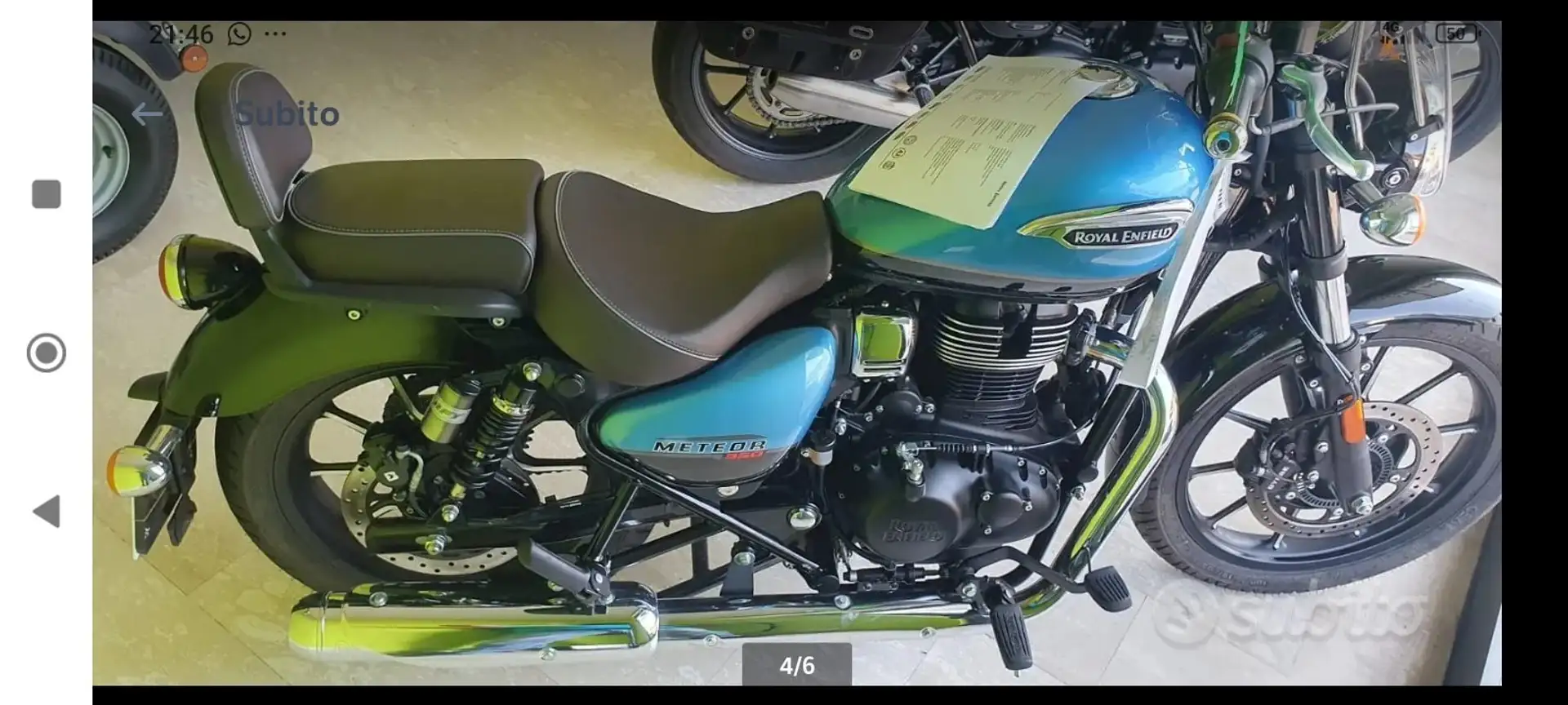 Royal Enfield Meteor 350 Classic Albastru - 2
