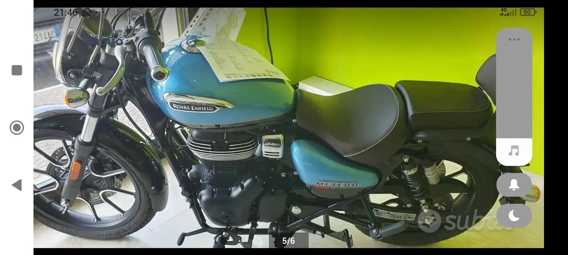 Royal Enfield Meteor 350 Classic Albastru - 1