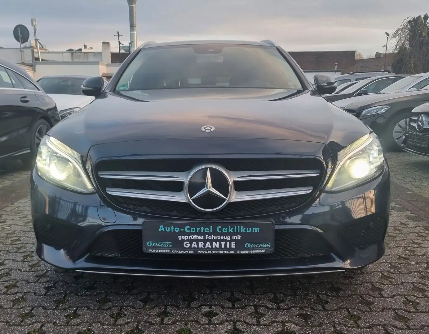 Mercedes-Benz C 220 -1HD-AVANTGARDE-AMG-TOTENWINKEL-SPURHALTE Blau - 2