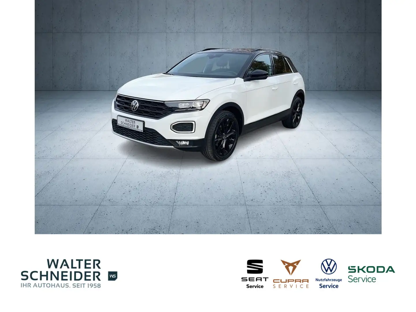 Volkswagen T-Roc 1.5 TSI Sport Navi LED ACC Weiß - 1